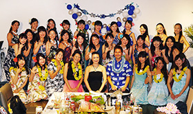 2017年 Ka Lehua Studio ERIKA 親睦会にて